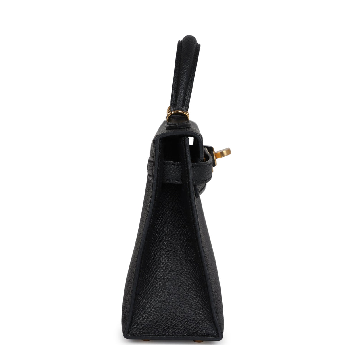 Kelly Sellier 20 Black Epsom Gold Hardware