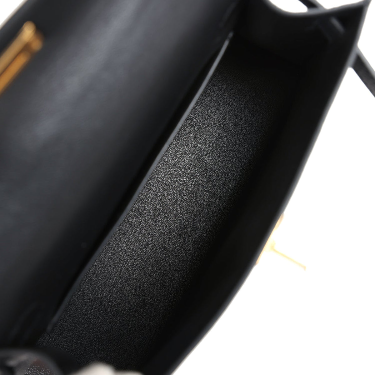 Kelly Sellier 20 Black Epsom Gold Hardware