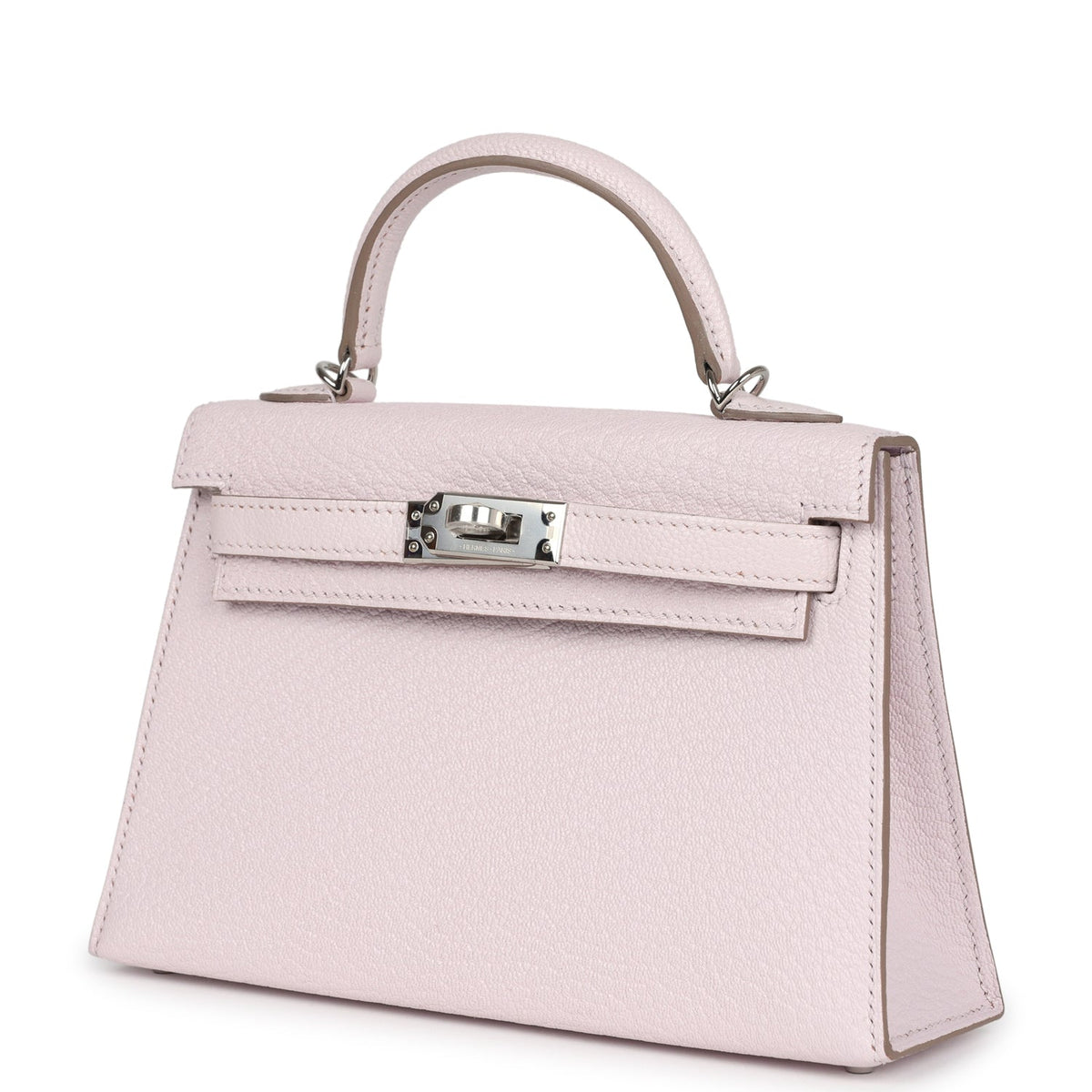 Kelly Sellier 20 Mauve Pale Chevre Palladium Hardware