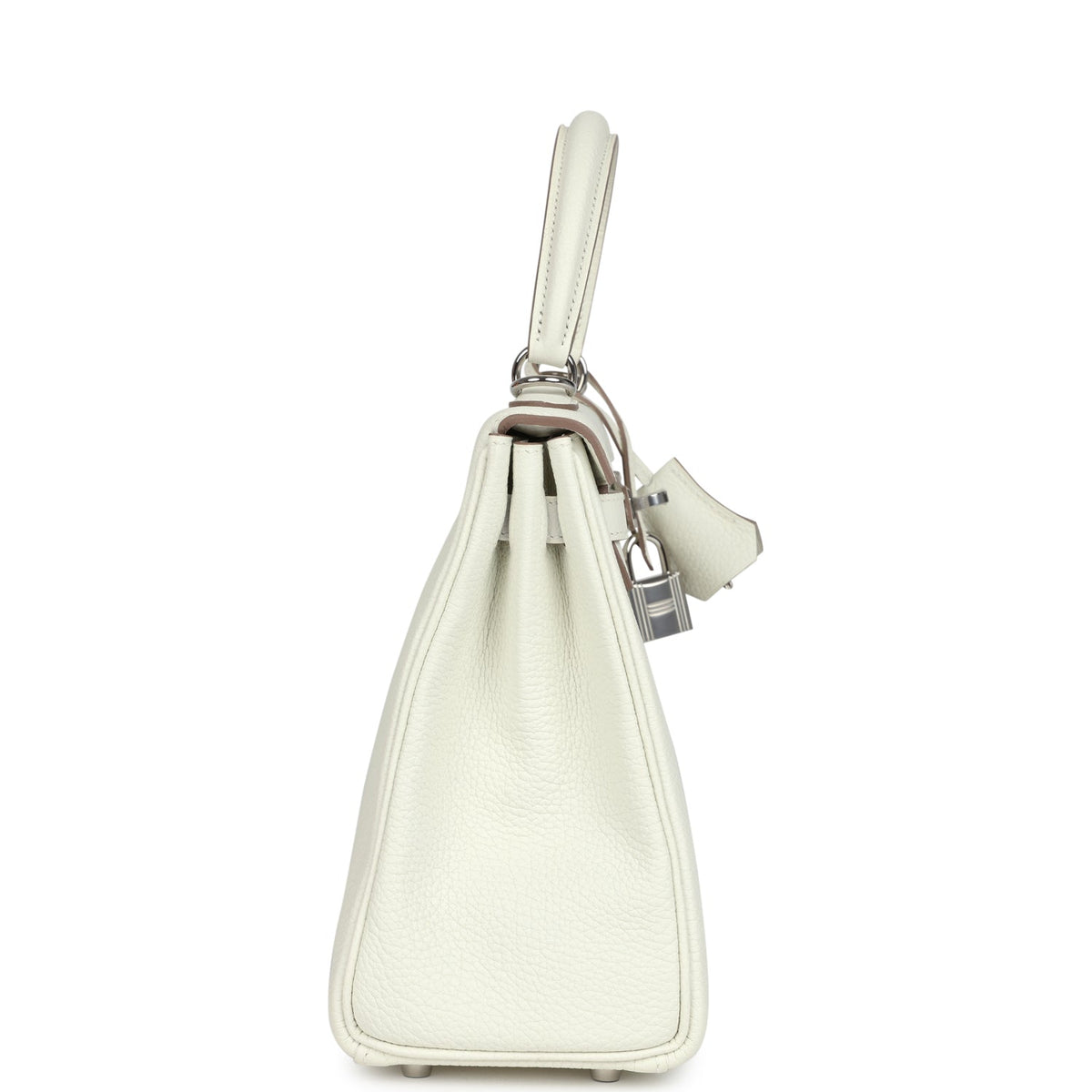 Hermes Kelly Retourne 25 Mushroom Togo Palladium Hardware