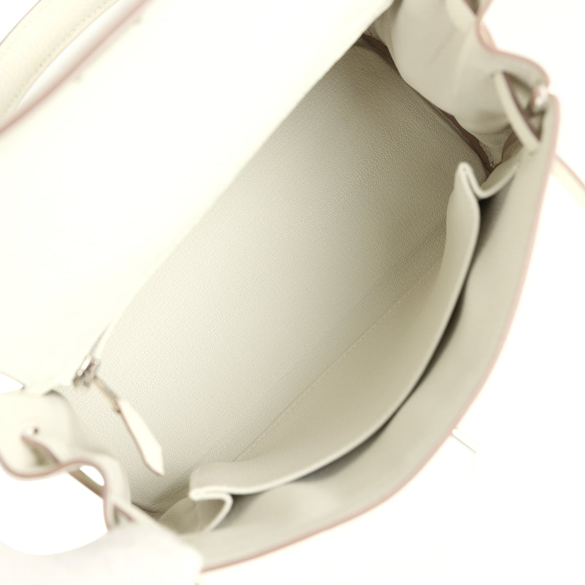 Hermes Kelly Retourne 25 Mushroom Togo Palladium Hardware