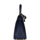 Special Order (HSS) Kelly Sellier 25 Gris Agate and Bleu Iris Ostrich Brushed Gold Hardware