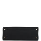 Vintage Kelly Retourne 32 Black Fjord Gold Hardware