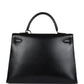 Vintage Kelly Sellier 35 Black Box Gold Hardware