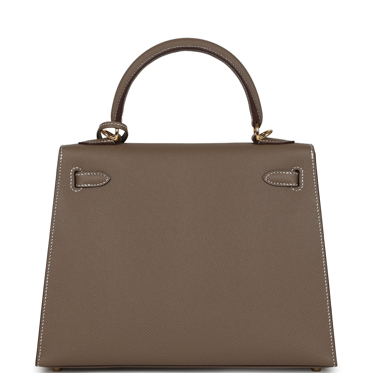 Kelly Sellier 25 Etoupe Epsom Gold Hardware