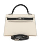 Special Order (HSS) Kelly Sellier 20 Nata and Black Chevre Mysore Palladium Hardware