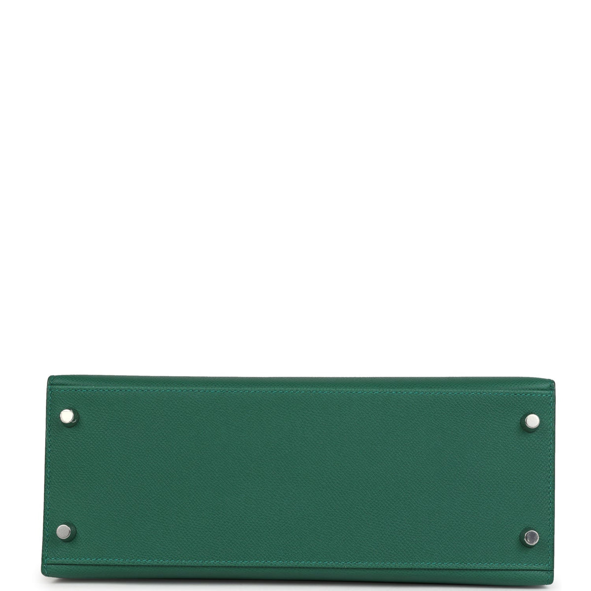 Kelly Sellier 28 Vert Moyen Epsom Palladium Hardware