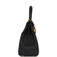 Kelly Retourne 28 Black Togo Gold Hardware