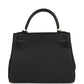 Kelly Retourne 28 Black Togo Gold Hardware