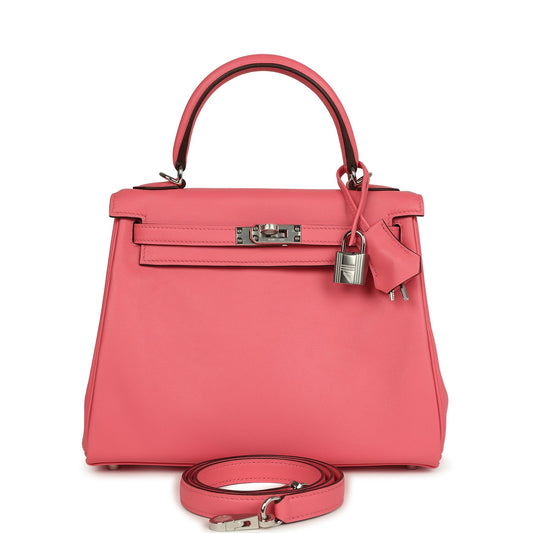 Kelly Retourne 25 Rose Azalee Swift Palladium Hardware