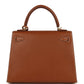 Kelly Sellier 25 Fauve Barenia Gold Hardware