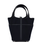 Picotin Cargo 18 Caban Swift and Black Toile Canvas Palladium Hardware
