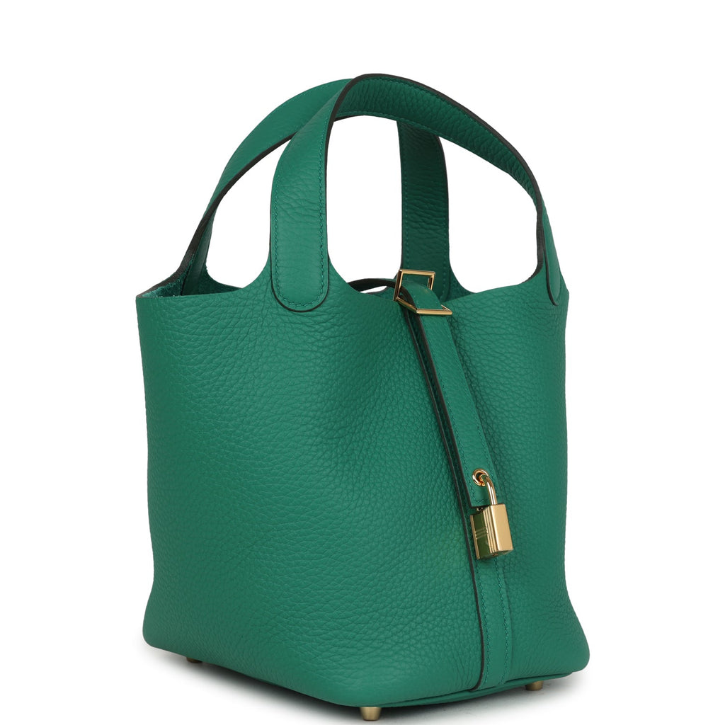 Picotin Lock 18 Vert Vertigo Clemence Gold Hardware
