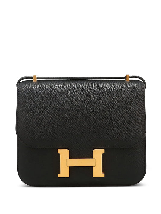حقيبة إبسوم كونستانس 18 باللون الأسود مع قطع معدنية من ذهب