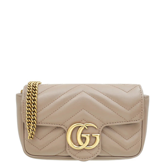Gucci Dusty GG Marmont Super Mini✅