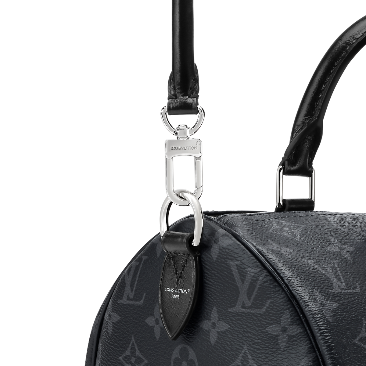 حقيبة توت Speedy Soft 30 من قماش Monogram Eclipse باللون الأسود