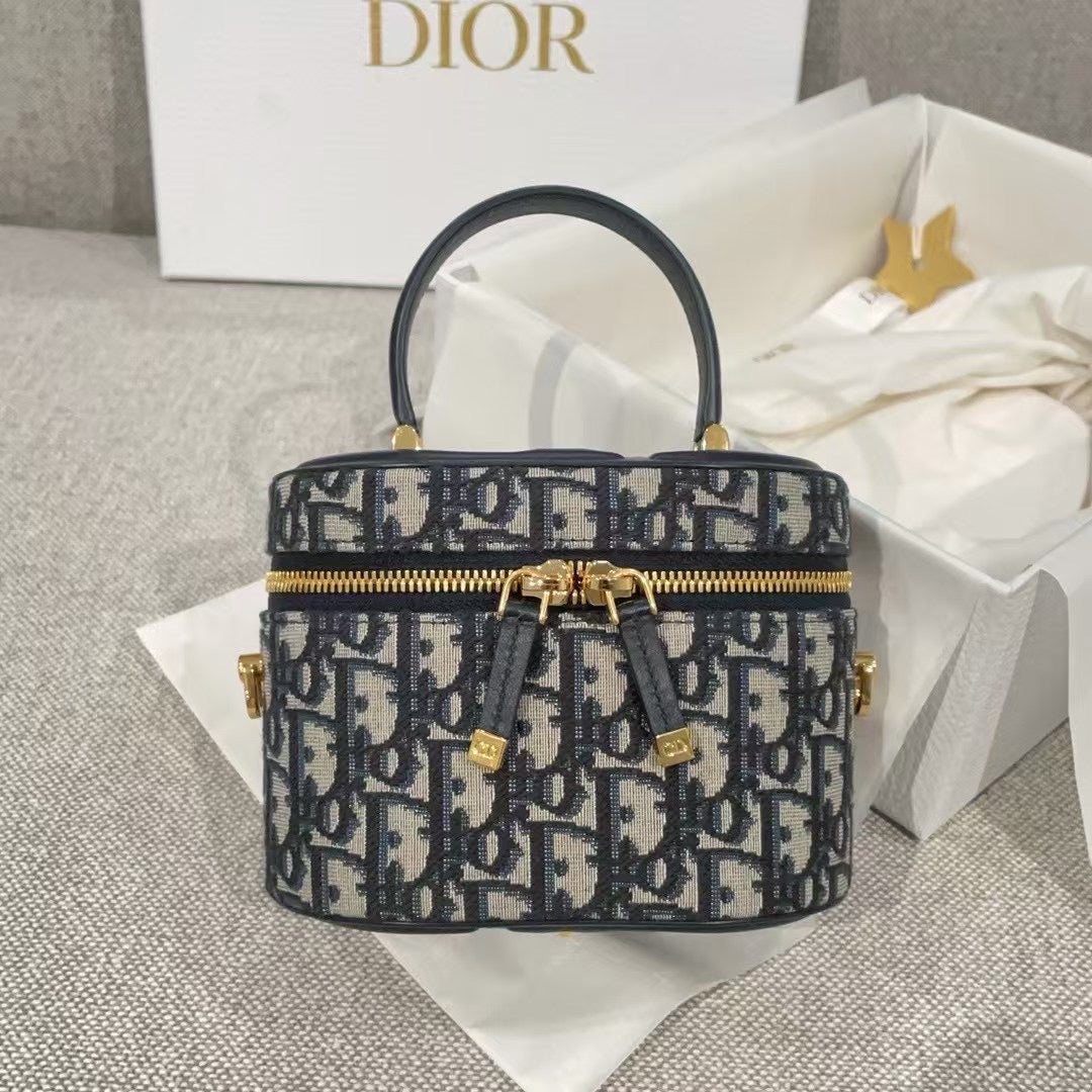 Mini Monogram Vanity Bag with Gold Zip