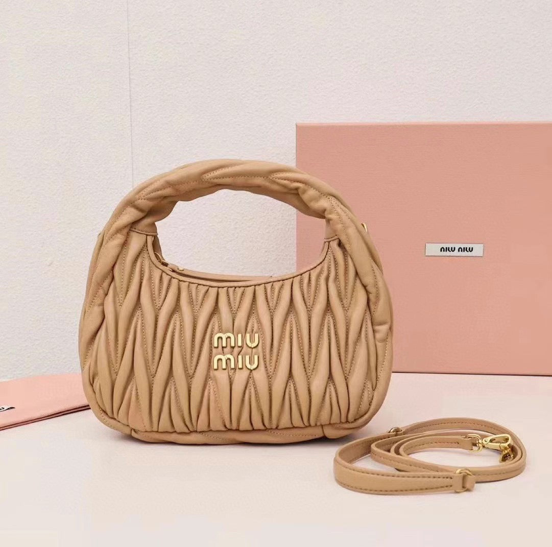 Textured Soft-Handle Shoulder Bag