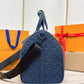 Elegant Embossed Travel Duffel Bag