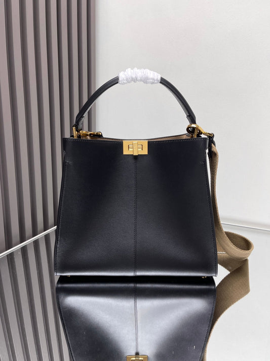 Black Dual-Strap Bag