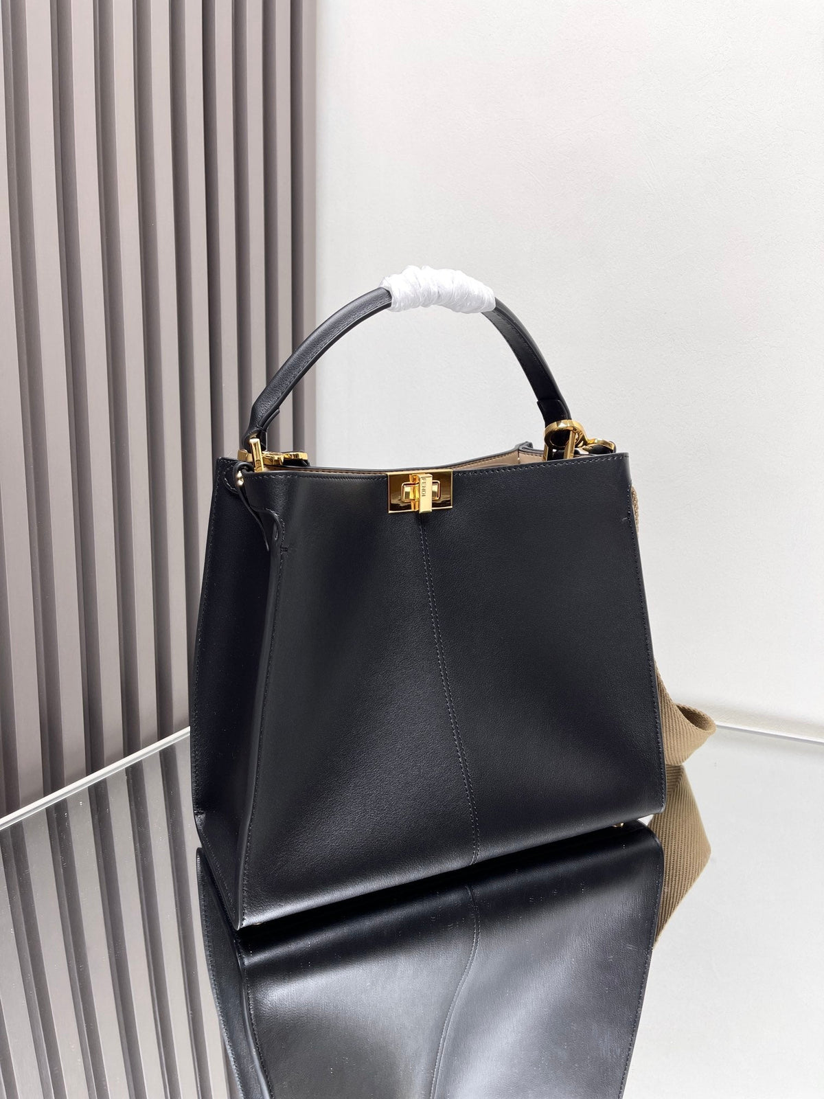 Black Dual-Strap Bag