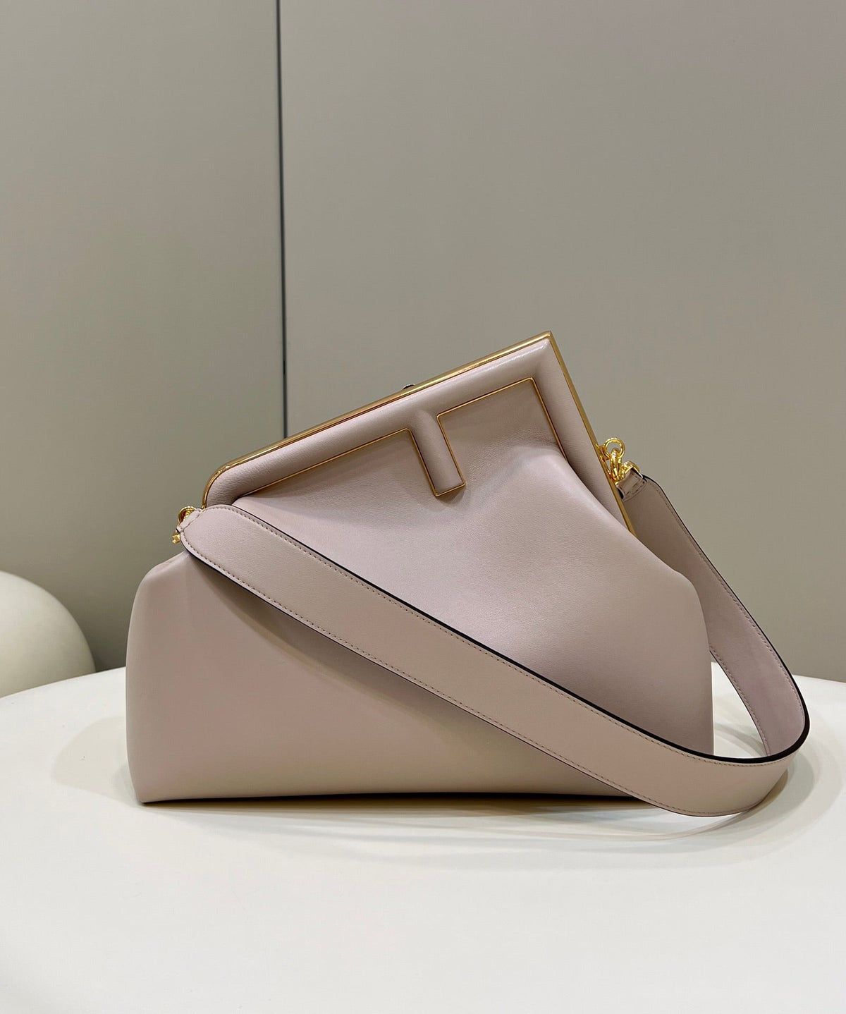 Beige Soft Folded Bag