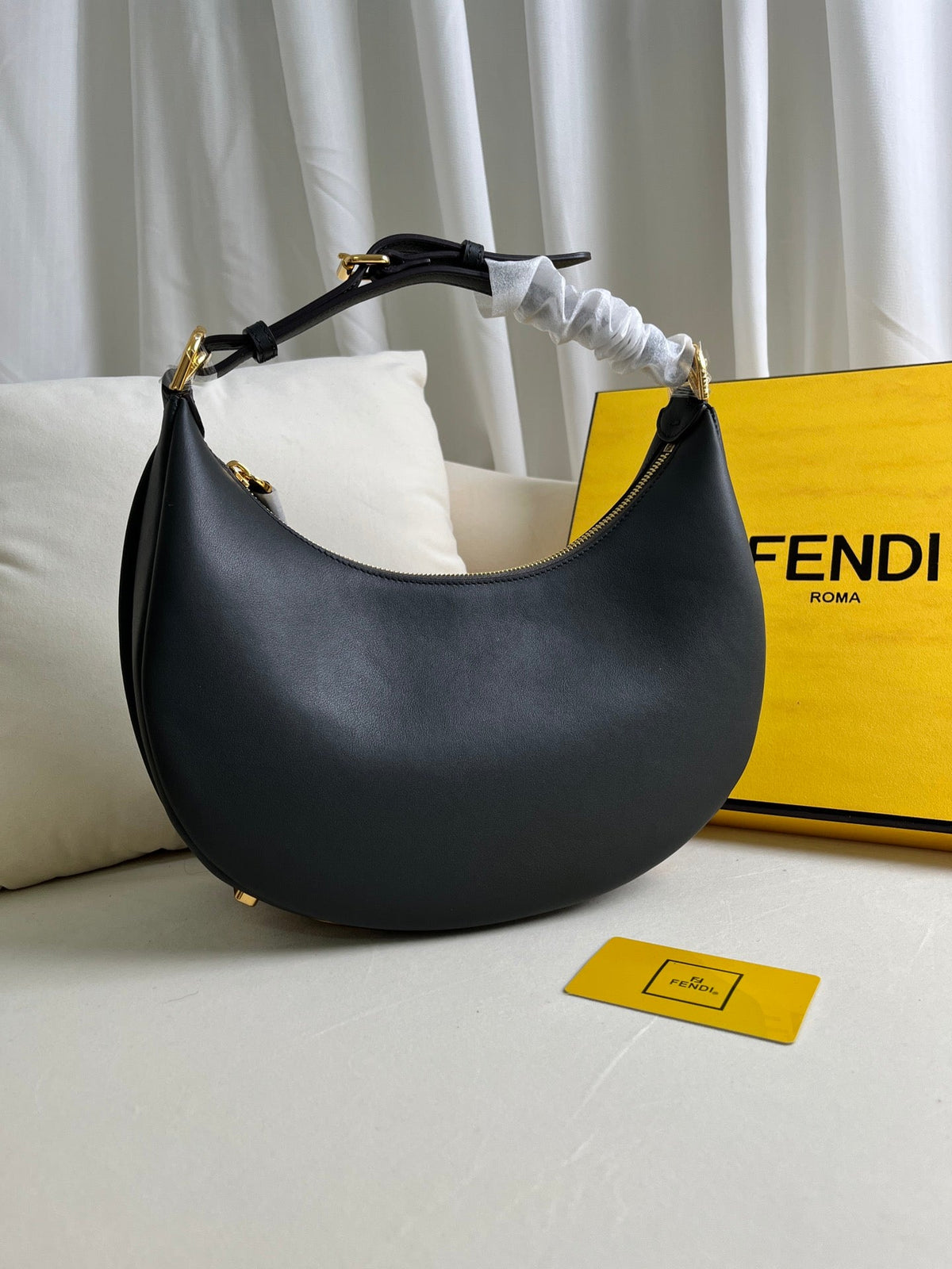 Black Crescent Bag
