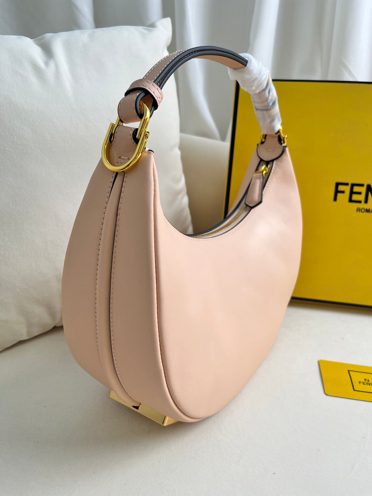 Blush Crescent Bag