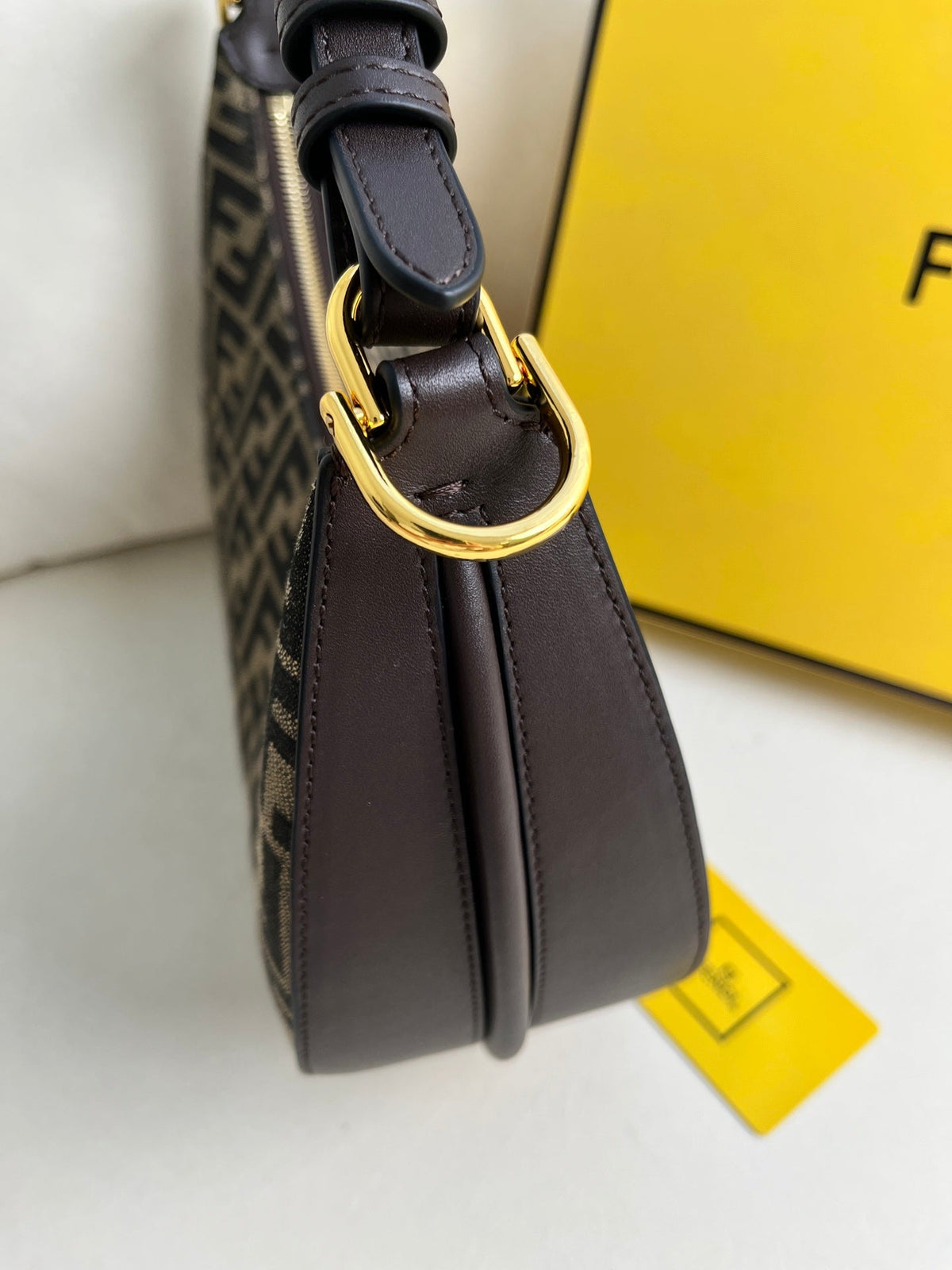 Monogram Crescent Bag