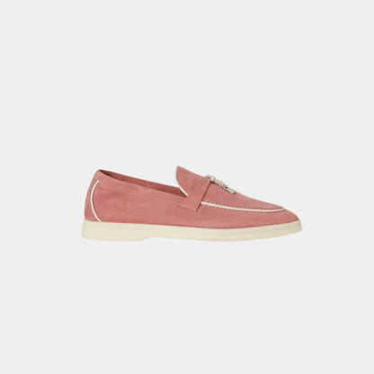 Pink Loafers Velvet