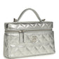 Classic Vanity with Chain in Grained Shiny Calfskin