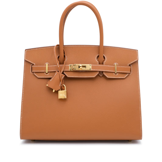 Hermès Birkin 30 Gold Epsom Gold Hardware  01