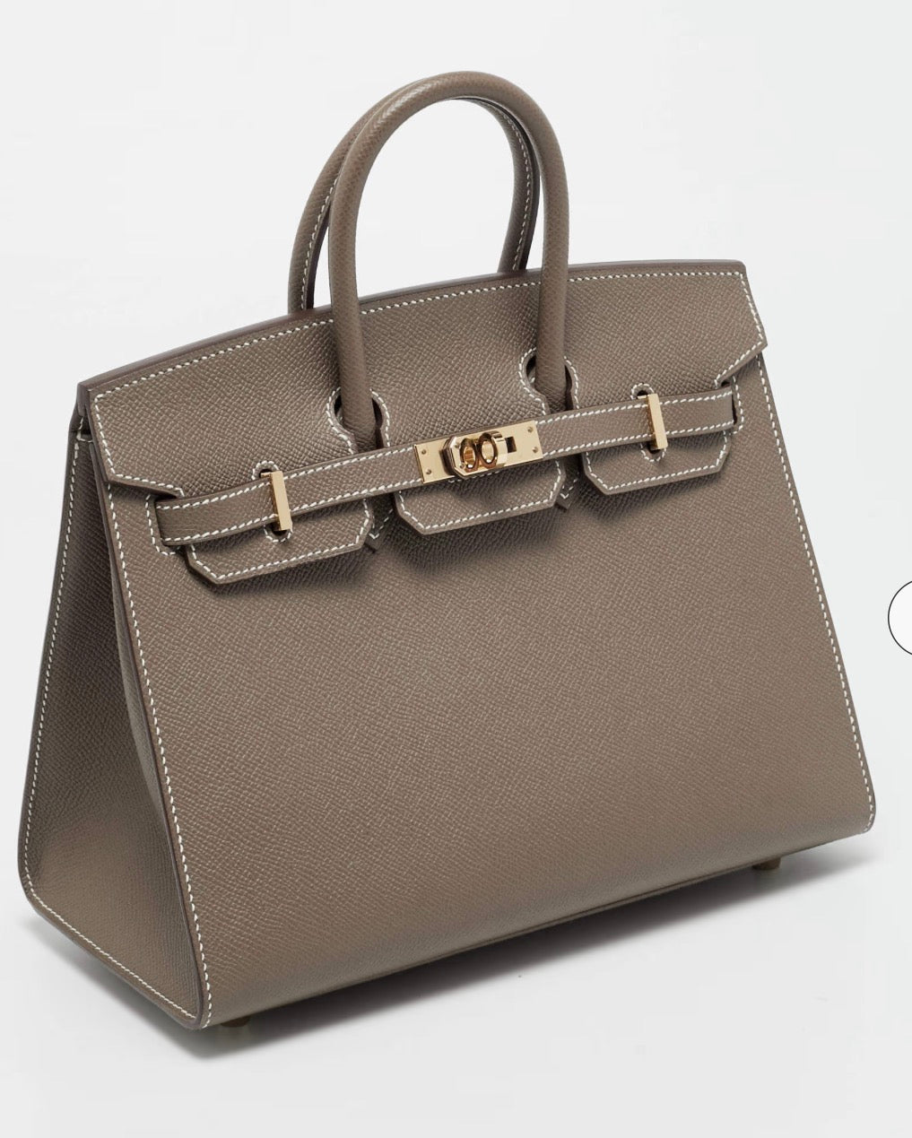 Hermès Birkin 20 Epsom Etoupe / Gold  Hardware 01