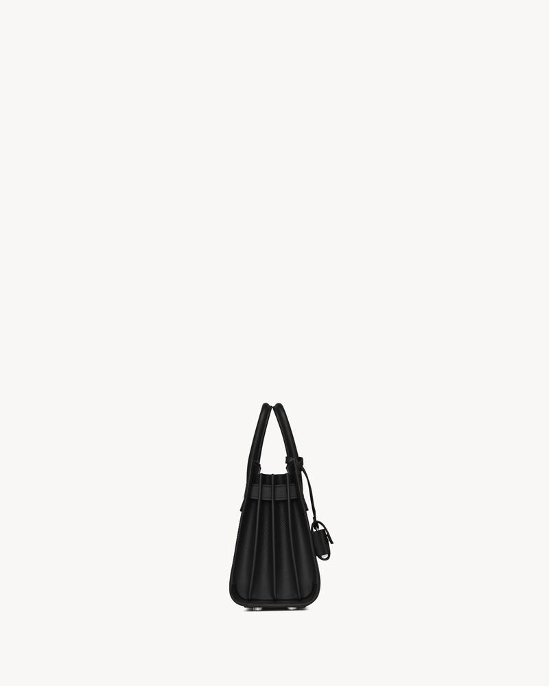 Saint Laurent Sac De Jour In Grained Leather - Nano