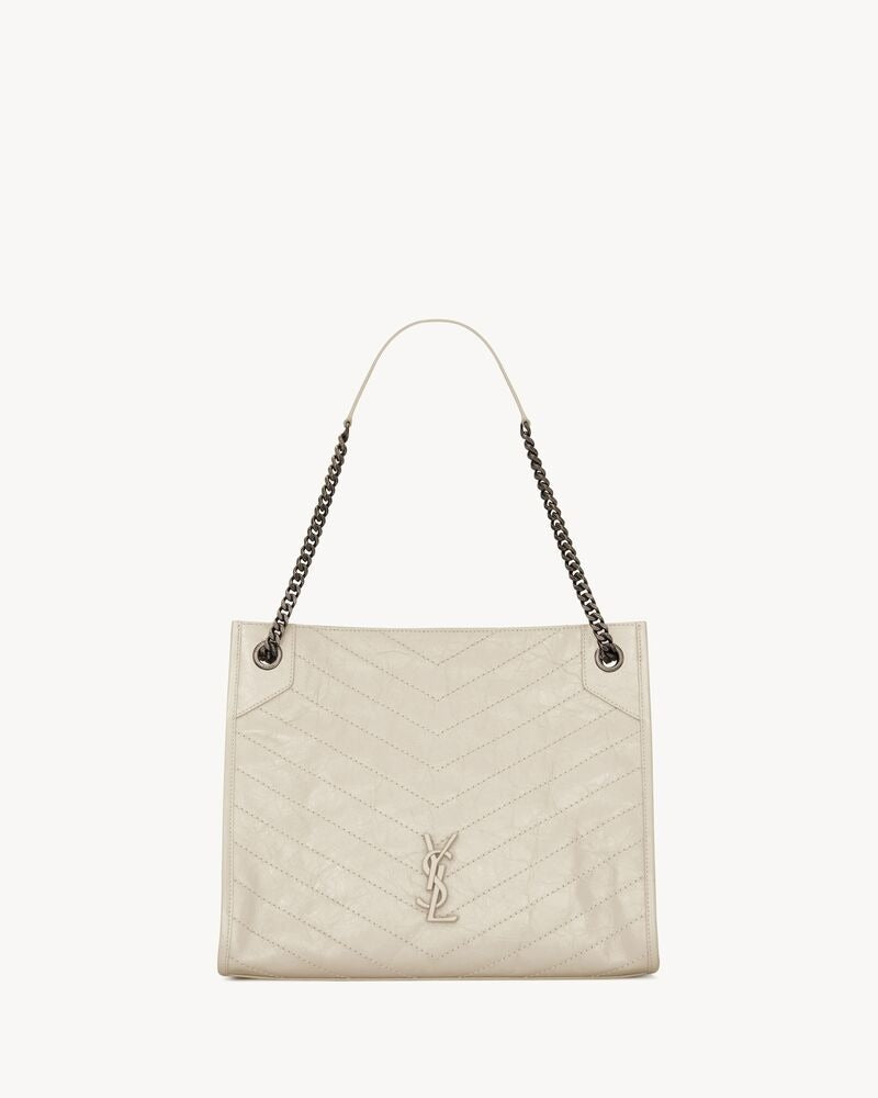 Saint Laurent Niki Shopping In Vintage Leather