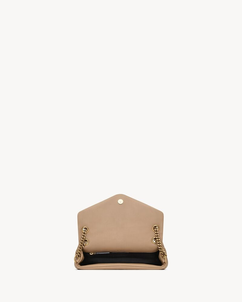 Saint Laurent Calypso Small In Plunged Lambskin