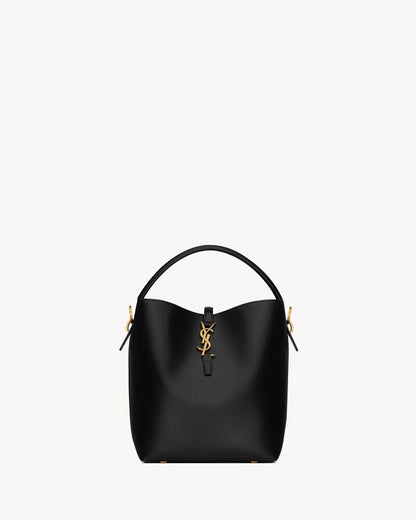 Saint Laurent Le 37 In Shiny Leather