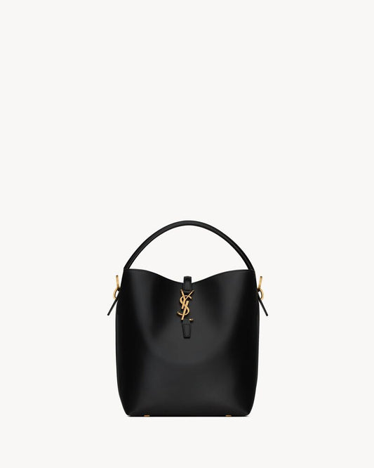 Saint Laurent Le 37 In Shiny Leather