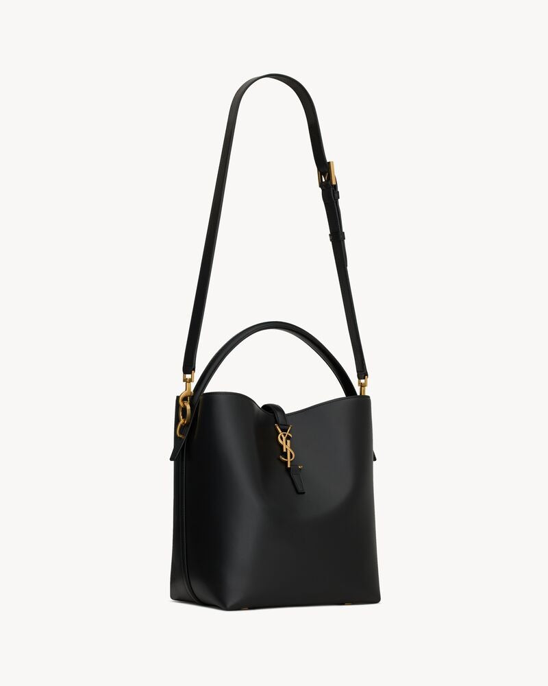 Saint Laurent Le 37 In Shiny Leather