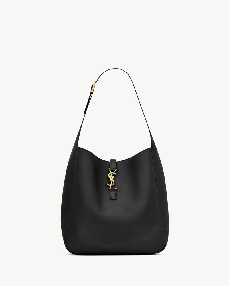 حقيبة Saint Laurent Le 5 À 7 كبيرة الحجم مصنوعة من الجلد المحبب
