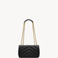 Saint Laurent Loulou Small In Quilted Lambskin
