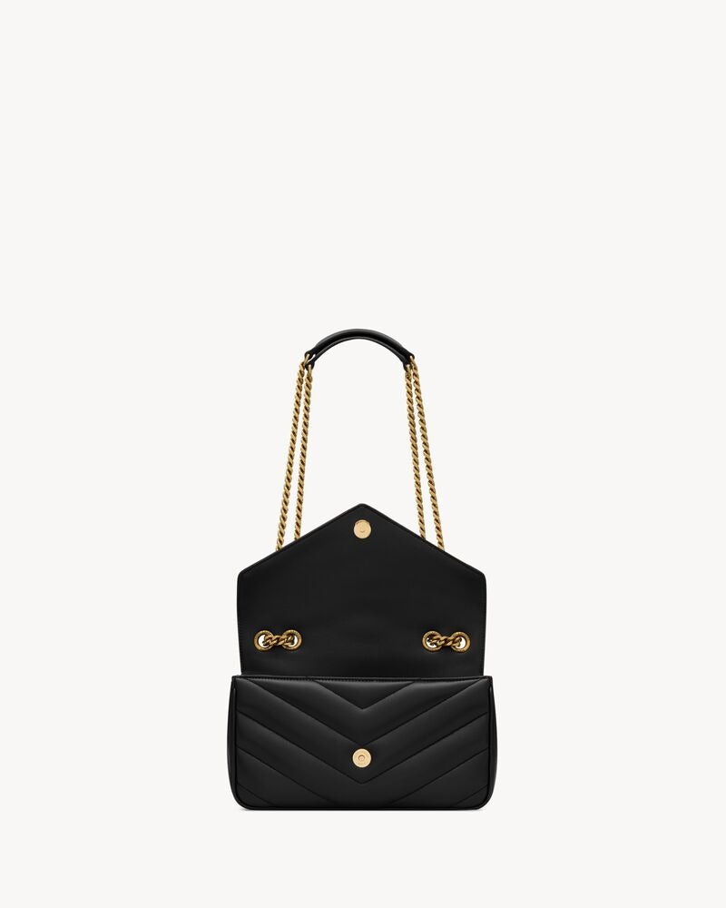 Saint Laurent Loulou Small In Quilted Lambskin