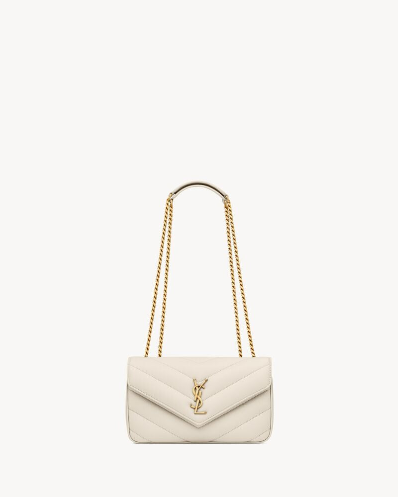 Saint Laurent Loulou Small In Quilted Lambskin