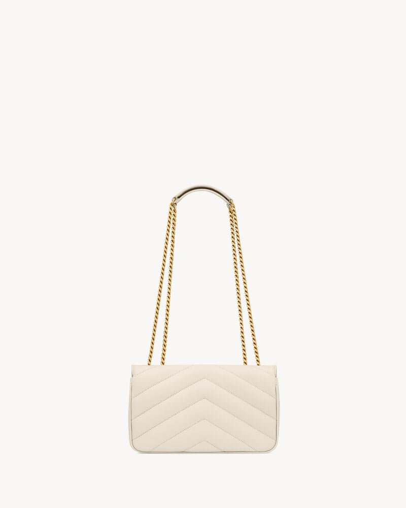 Saint Laurent Loulou Small In Quilted Lambskin