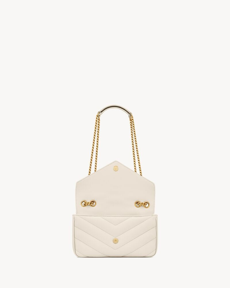 Saint Laurent Loulou Small In Quilted Lambskin