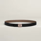 H Roseraie Belt Buckle & Hermès Sur Mer Reversible Leather Strap 24 MM