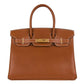 Hermès Birkin 25 Brown Swift Gold Hardware   01