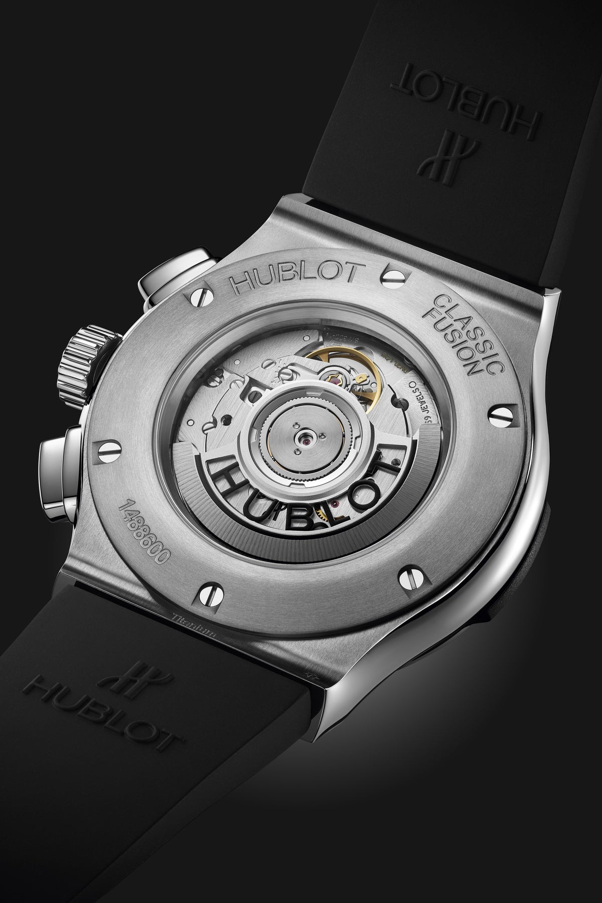 Classic Fusion Chronograph Titanium on Rubber Watch