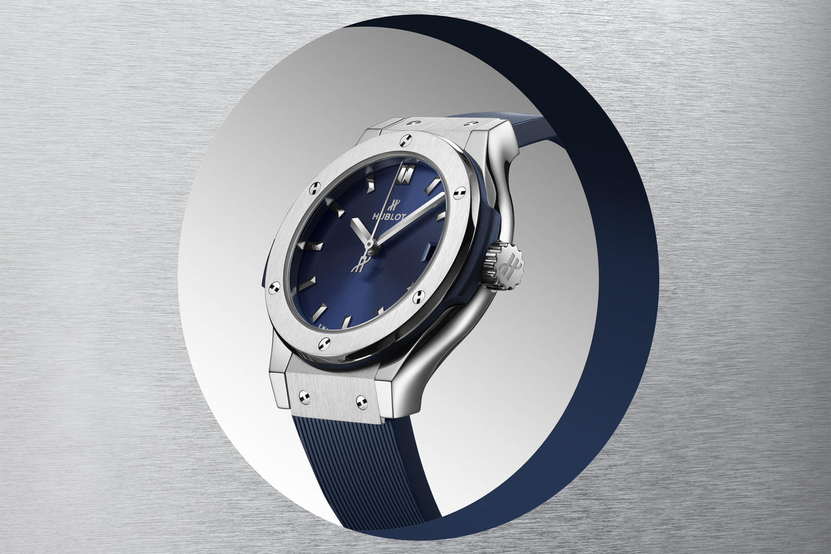 Classic Fusion Titanium Blue Quartz Watch