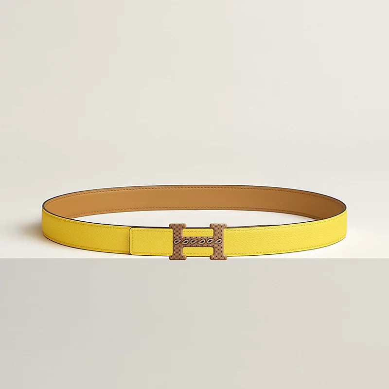 H Email Bandana belt buckle & Bandana leather strap 24 mm